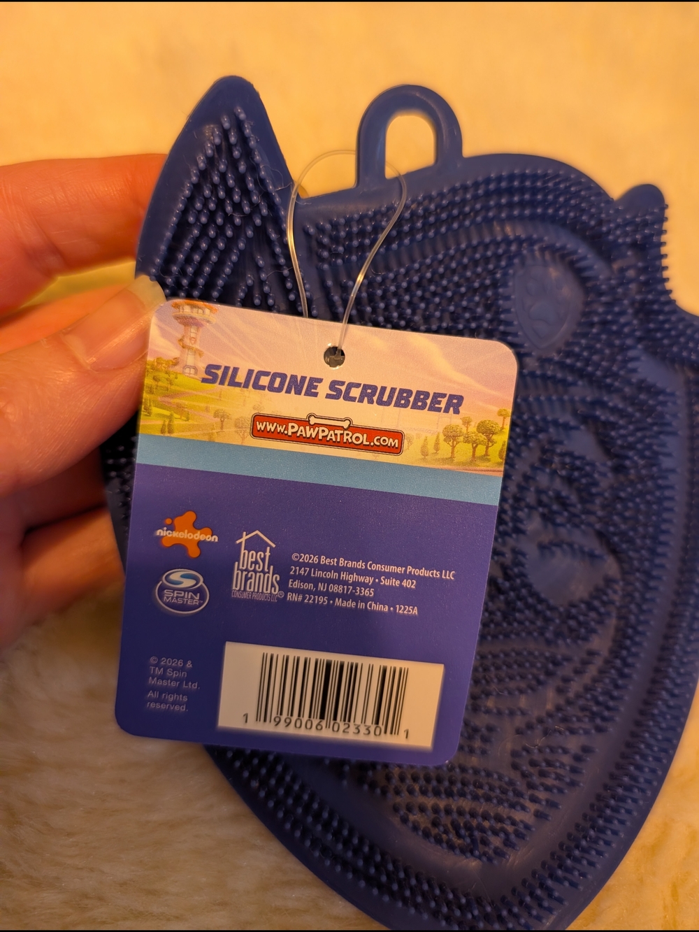 PAW Patrol Blue Silicone Scrubber - Picture 3 of 5